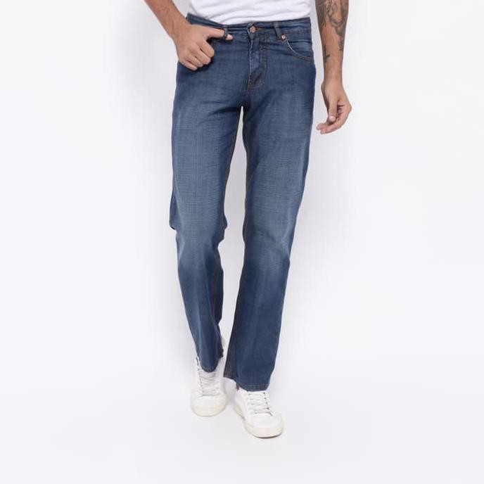 New Product Edwin Celana Jeans Edw-11-Indigo Regular Fit Pria Panjang Biru Jeans Free Ongkir