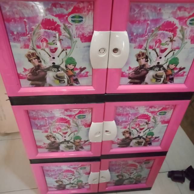 Lemari plastik 3 susun