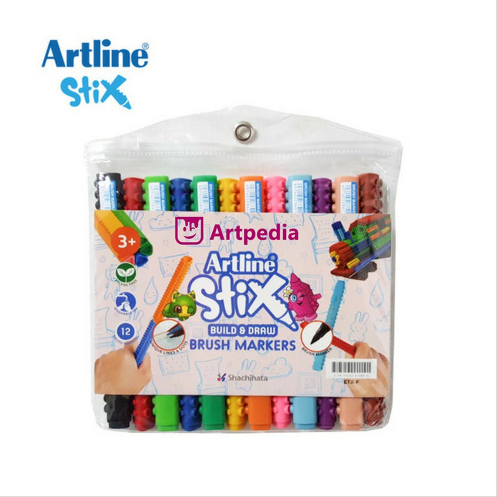 

Artline Stix Brush Marker Set 12 Terbaik