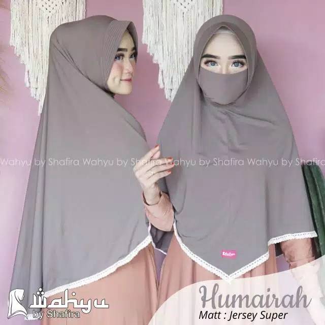 Humairah cadar/ bergo niqab humairah/ wahyu by shafira