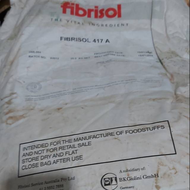 

FIBRISOL 417 A / PHOSMIX ex. Australia