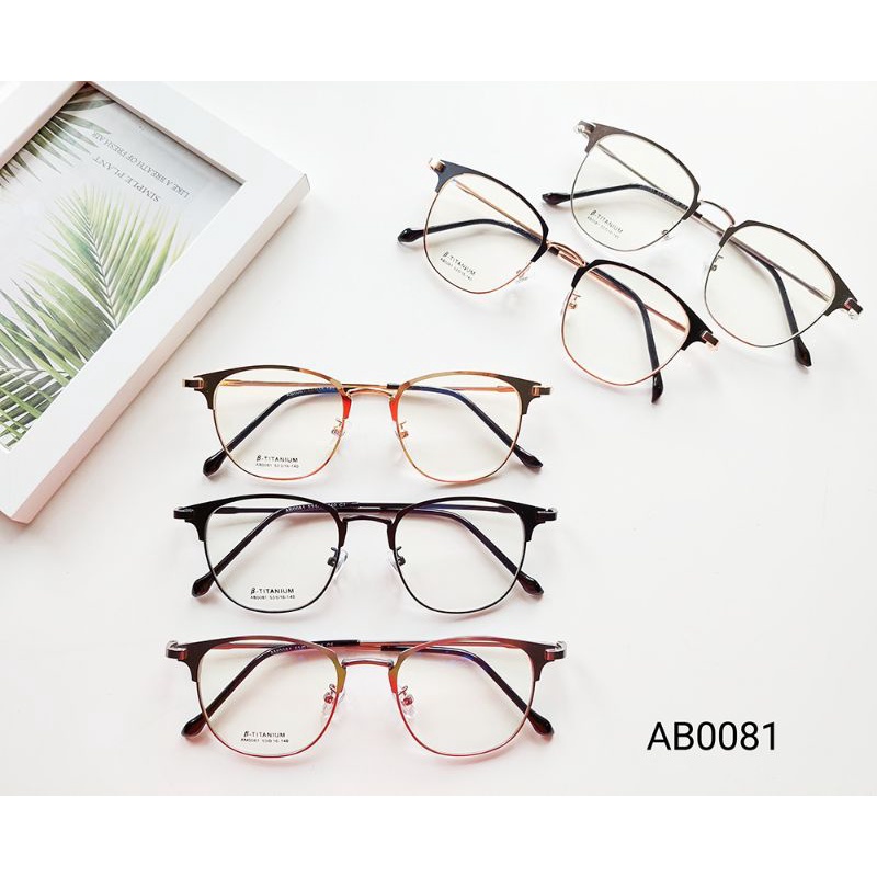 Kacamata Frame Lensa Kekinian AB0081