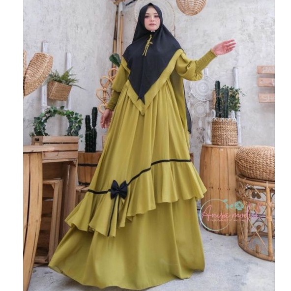 FATEENA RIBBON SYARI by ANISA MODISH