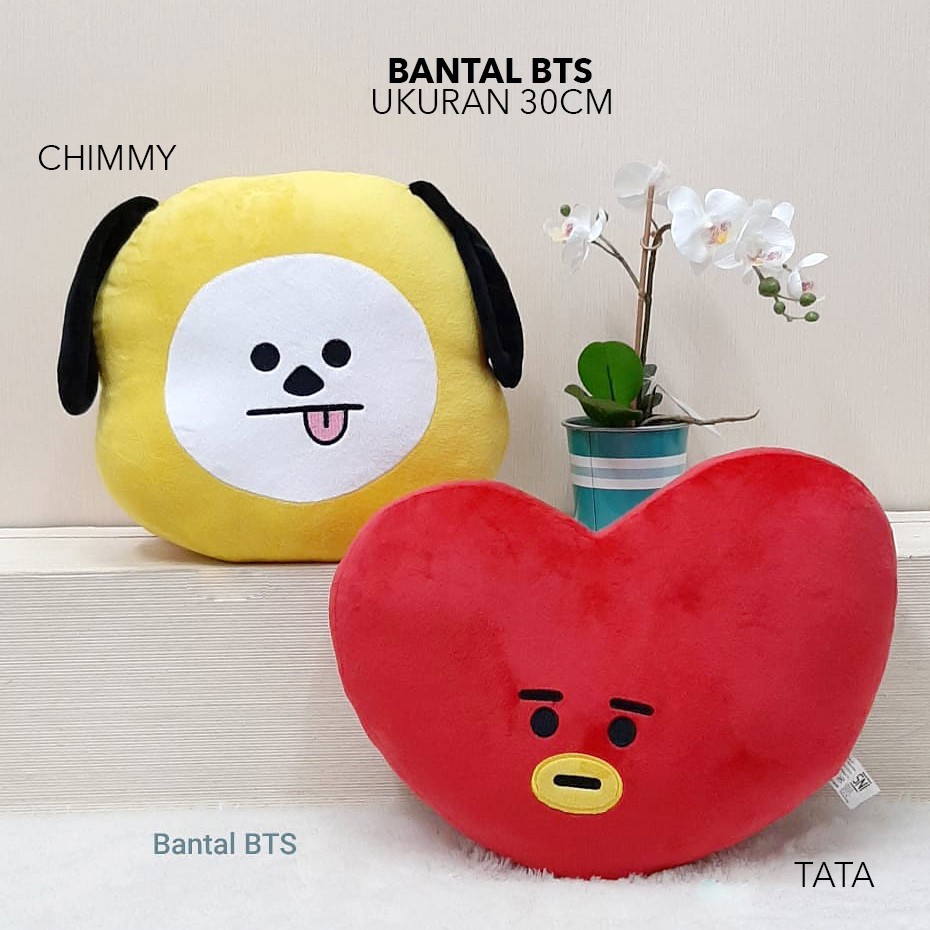 Bantalbts Bahan Lembut cooky koya shooky tata chimmy bt2 mobil kantor ibu hamil kpop merchaindise