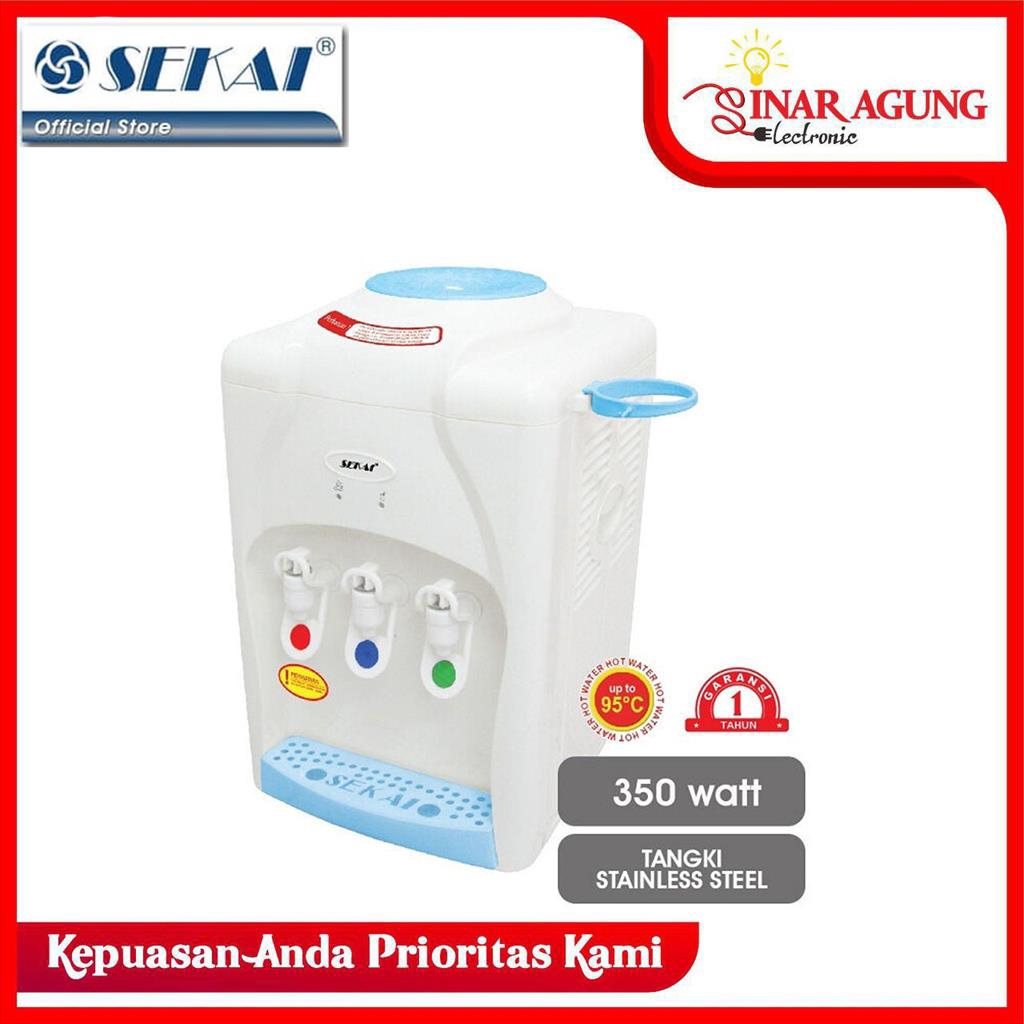 Sekai WD 333 Dispenser AIR Portable 3 Kran - Biru GARANSI RESMI