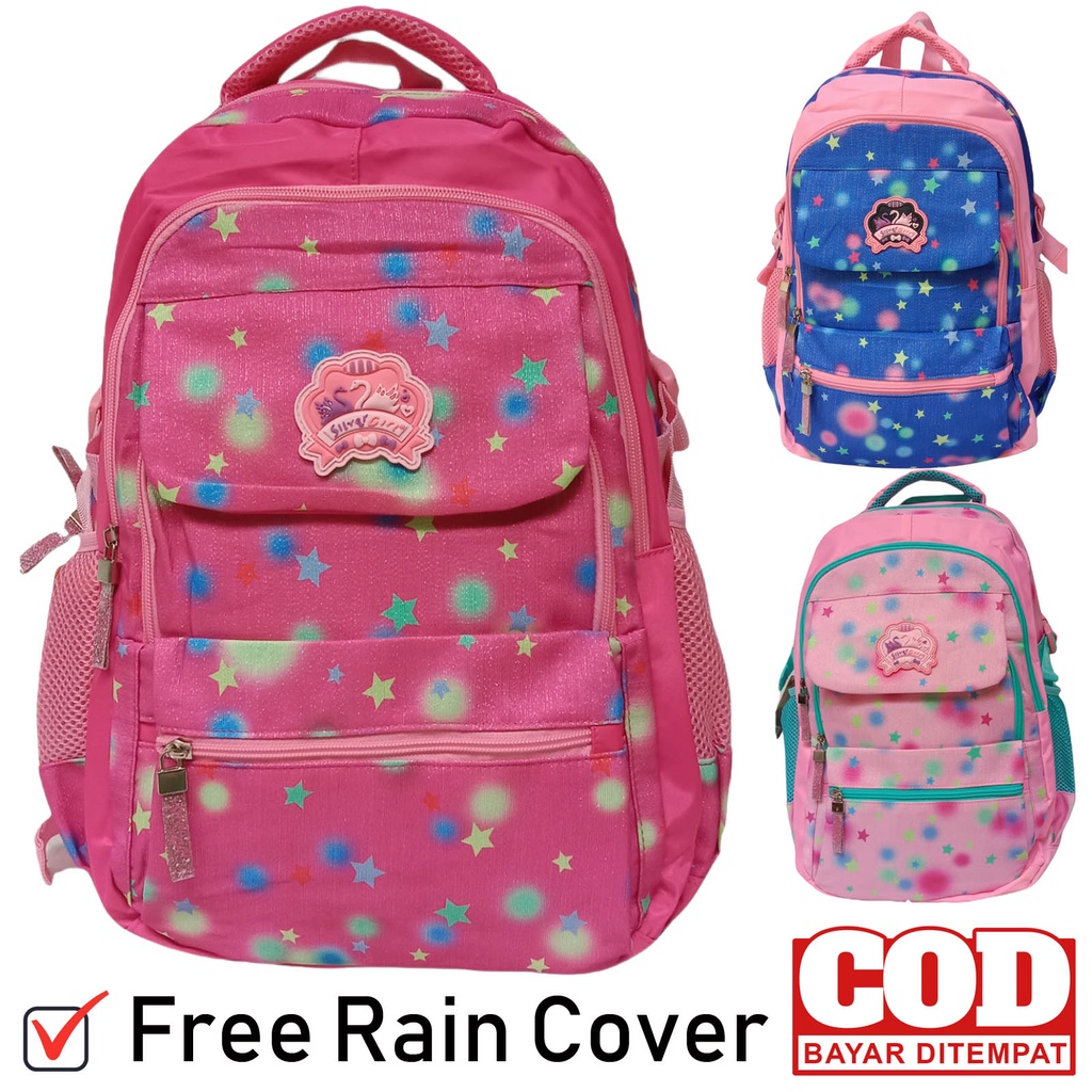 Tas Sekolah Anak Perempuan SD SMP ALTO SILVER GIRL 79281 - Tas Sekolah Ransel Anak Remaja