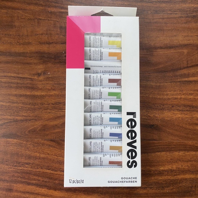 

Reeves Gouache Paint Set 12 x 10ml