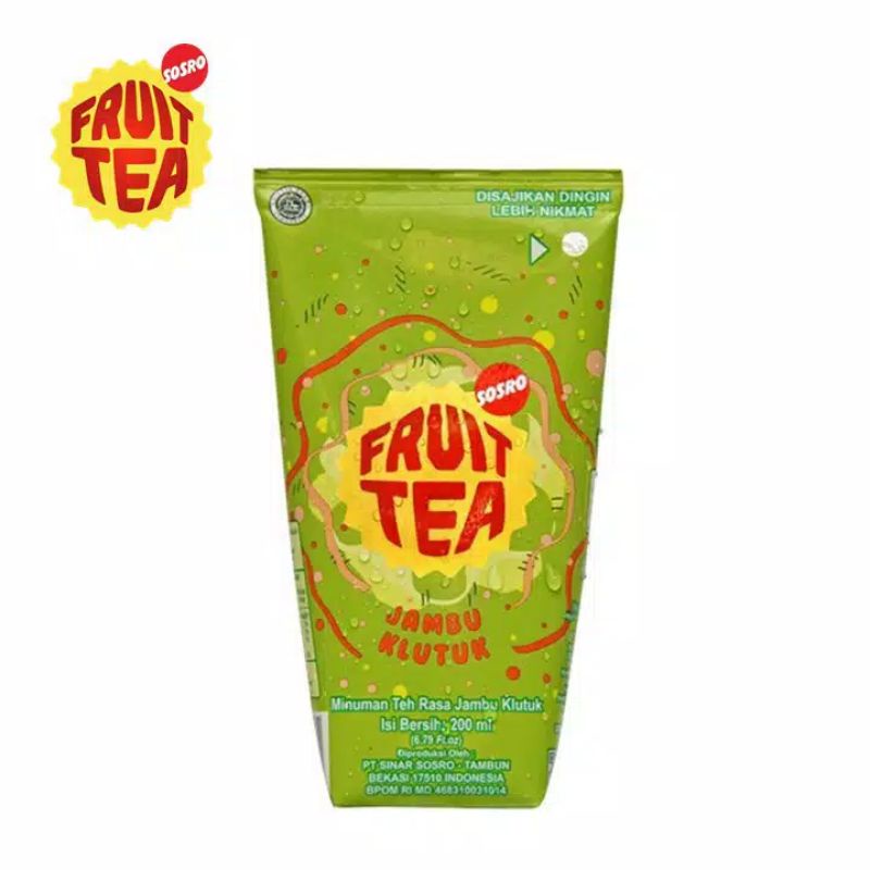 

Fruit teh genggam rasa jambu ukuran200ml isi 24pcs