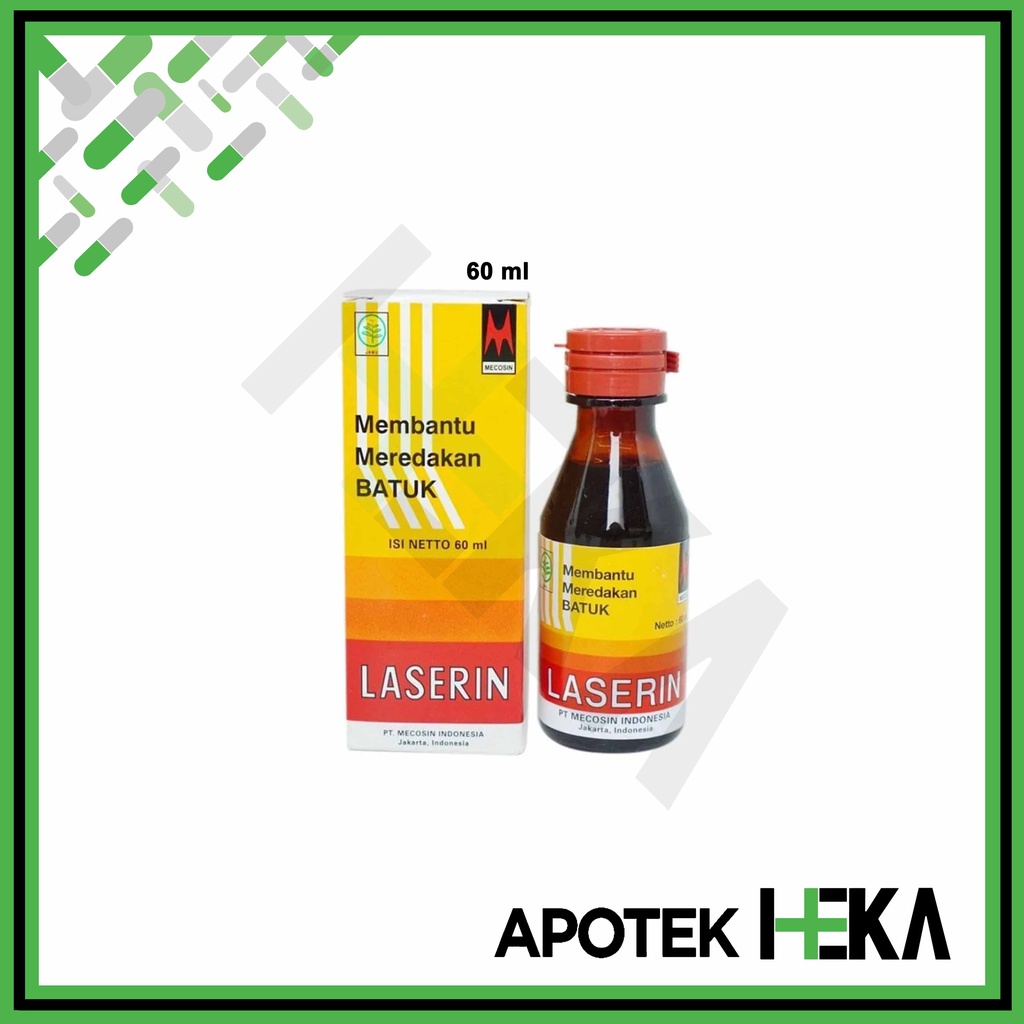 Laserin Sirup Obat Batuk - Meredakan Batuk dan Tenggorokan (SEMARANG)