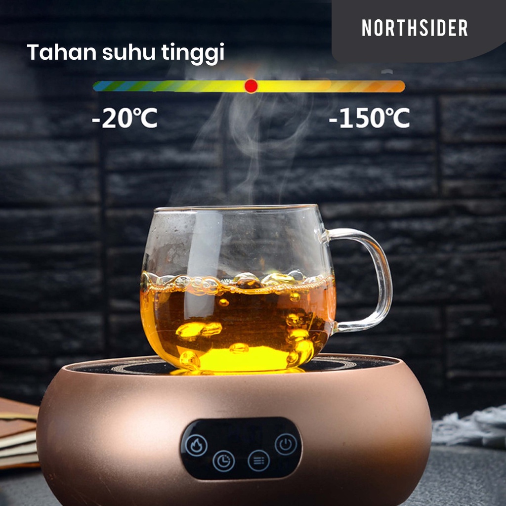 TEA POT GLASS INFUSER 300ML | TEKO TEH SARINGAN KACA - 7A-F016