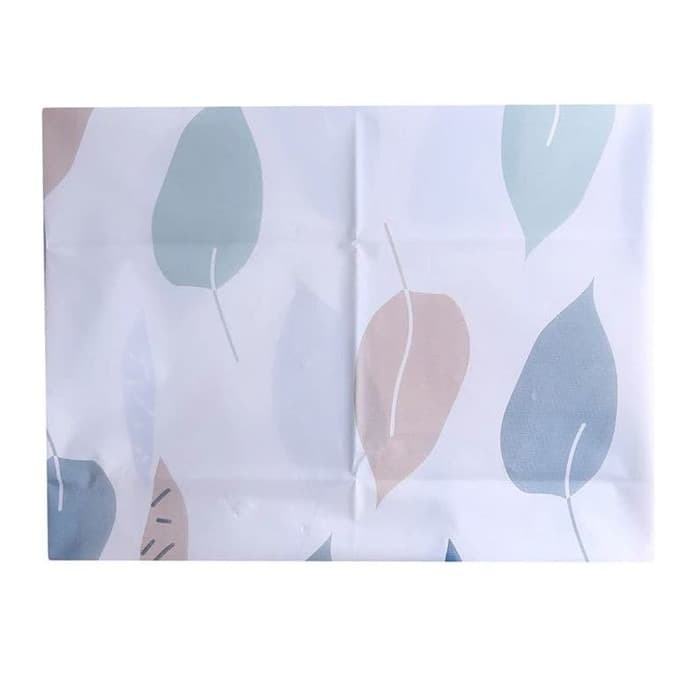 NA-Taplak Meja Anti Air Motif DAUN TD02 bahan PEVA - TABLE CLOTH LEAF