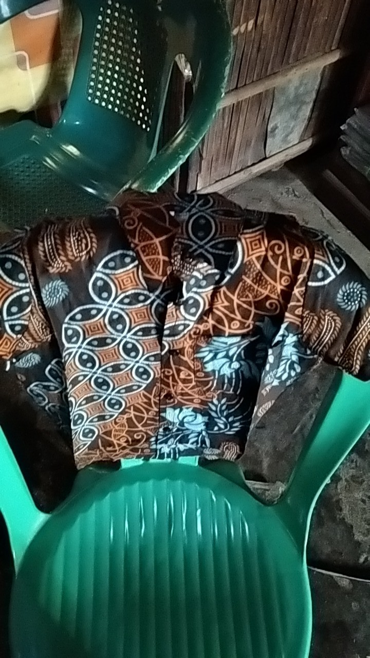 Batik Couple Keluarga Sania Ruffle Ori Ndoro Jowi Dnt Motif Sakura Merahh