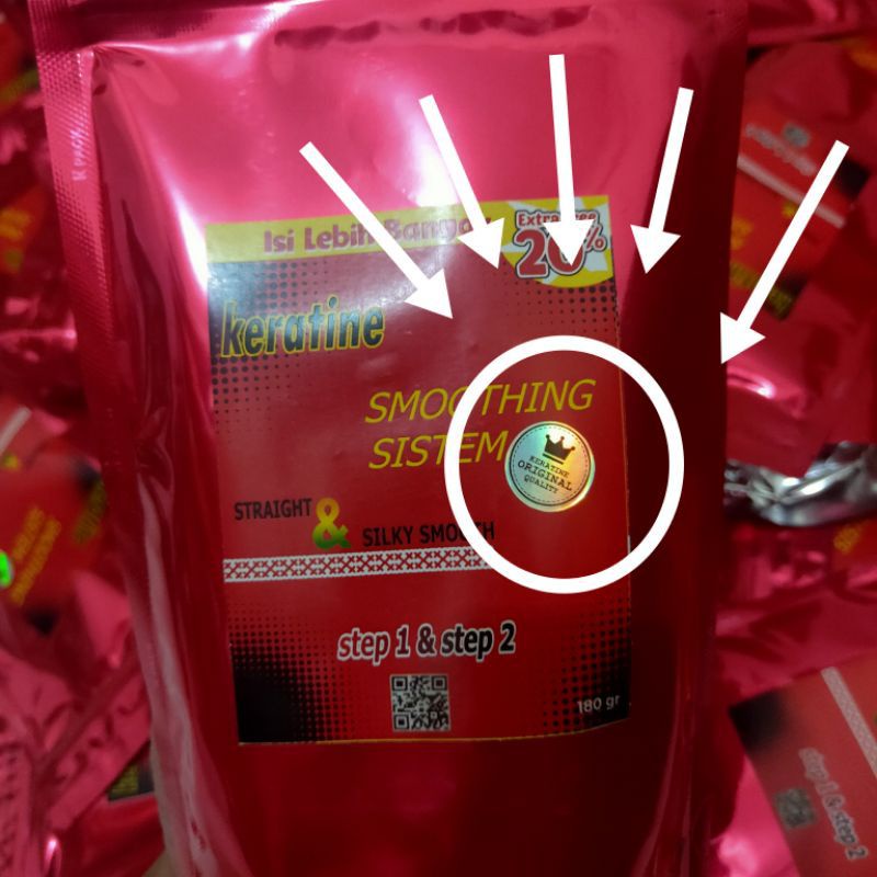 pelurus rambut tanpa catok/keratin smothing step 1dan2/obat rambut/penataan rambut/pelembut rambut/v