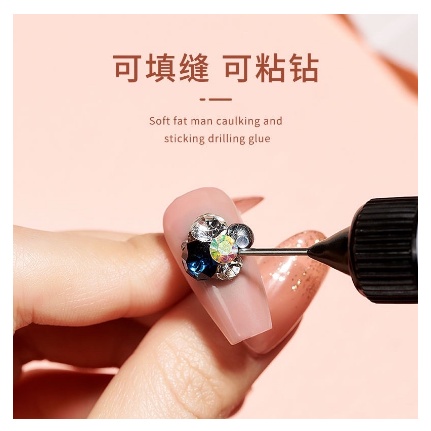 STUCK DRILL GLUE NAIL PEN 10ml / PEN LEM KUKU RHINESTONES NAIL STUCK DRILL GLUE NAIL CHARM PIPET LEM NAIL ART RESIN