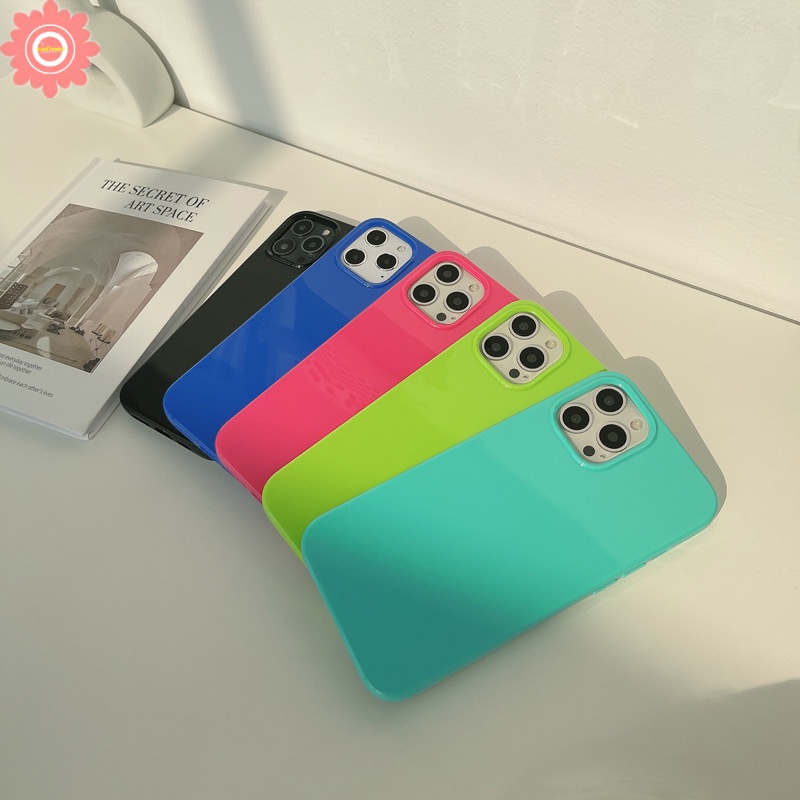 Soft Case TPU Warna Permen Polos Untuk IPhone 14 13 12 11 Pro Max 11 XR 7 8 Plus 14 Plus