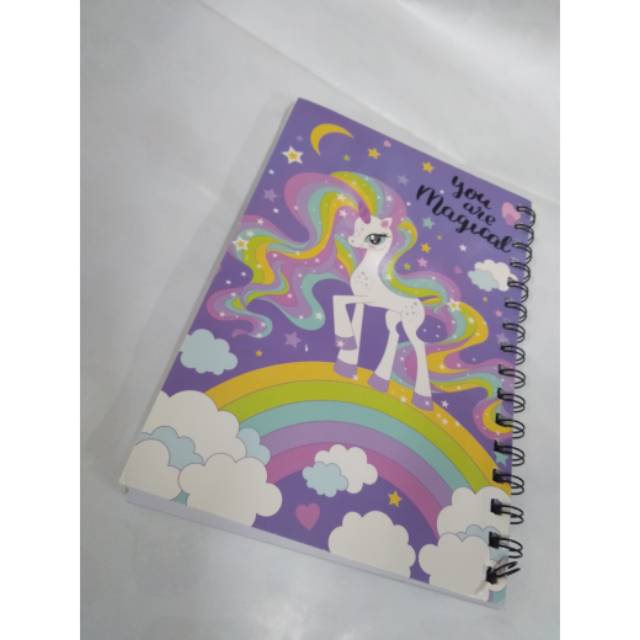 

Buku Diary / Buku Catatan motif unicorn