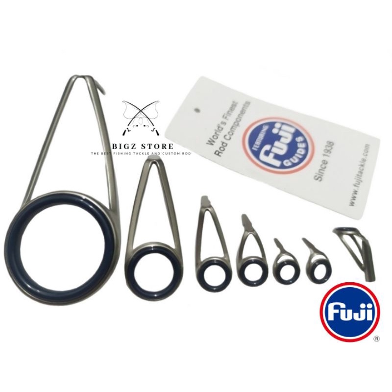 RING GUIDE FUJI FAZLITE KAKI 1 SET ISI 7 ORIGINAL ANTI KARAT TOP CCLGFT 5.5X20 CCKTFG 5.5 6L 7M 12H 