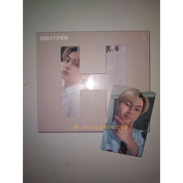 [CEK DESKRIPSI DULU] Album Jepang Enhypen Solo Jacket Jay + Poster Membership