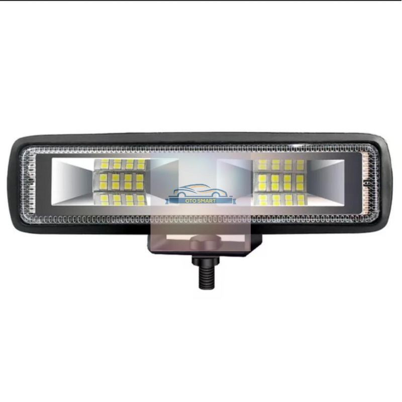 Lampu Tembak Cwl Cree 16 mata LED 3030/36 Watt &amp;COB 48Watt 6000K12V Lampu Foglamp Mobil Motor Tembus