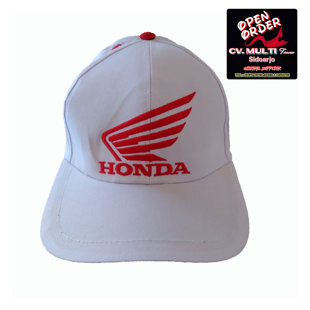 Topi Mekanik Honda AHASS Full Bordir