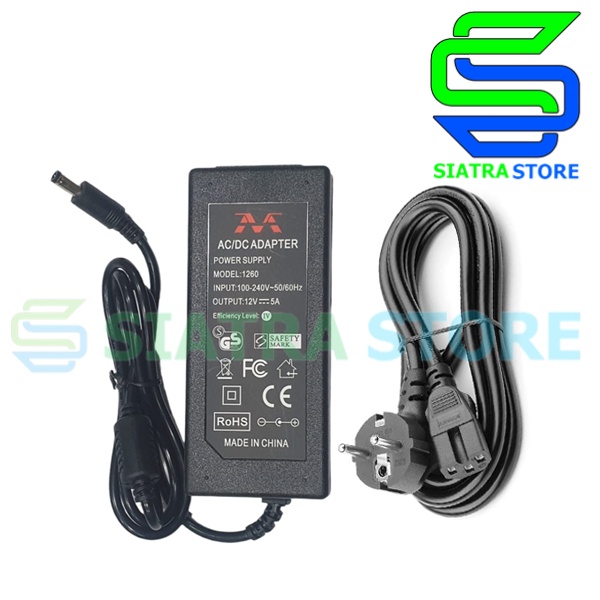 Switching Adaptor 12V 5A | Adaptor 12 Volt 5 Ampere