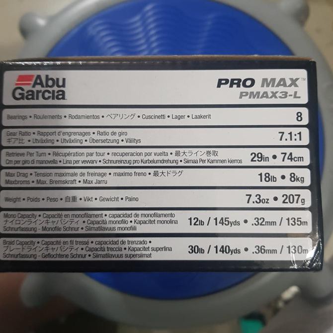 Reel Abu Garcia Promax Pmax3 L