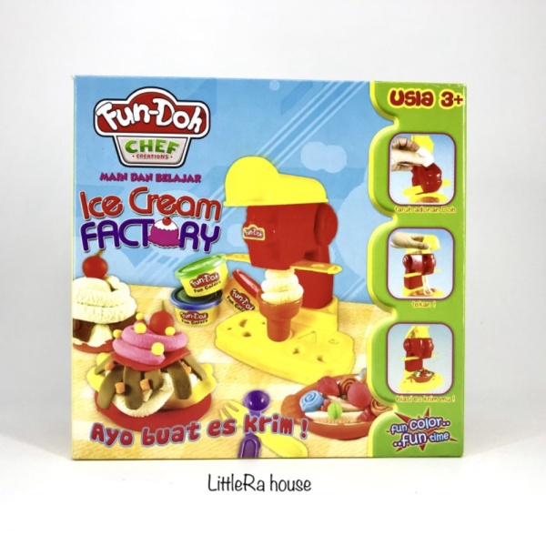 

Mainan Play Doh Ice Cream Factory Playdoh Chef Creations By Fun Doh Murah