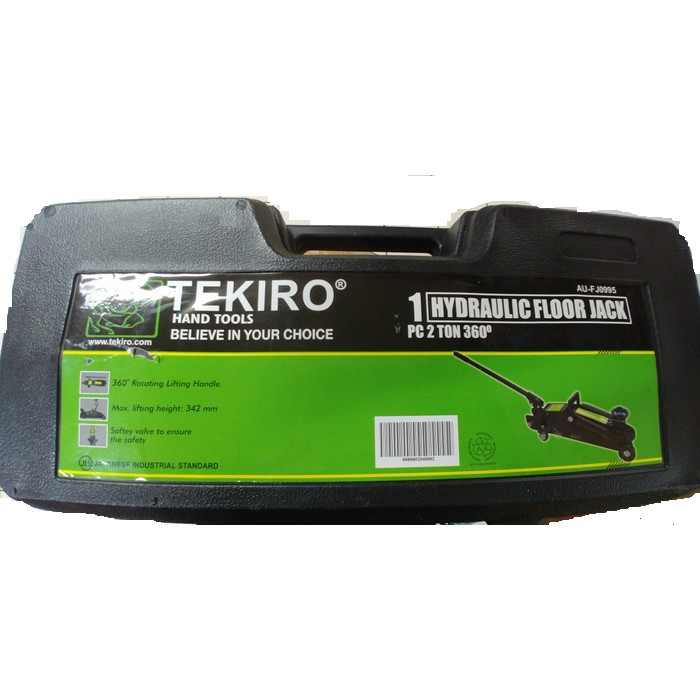 TEKIRO - DONGKRAK BUAYA 2 TON HITAM - ORIGINAL GROSIR MURAH