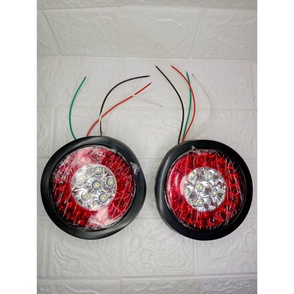 Jual Stop Lamp Led Belakang Led Bulat Merah Putih Shopee Indonesia