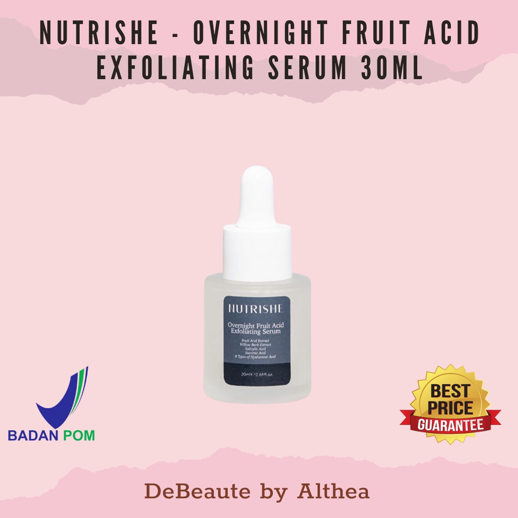 Nutrishe Overnight Fruit Acid Exfoliating Serum 20ml