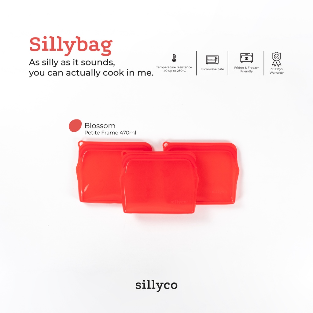 Jual Sillyco - Sillybag Petite Triplets - 3pcs - Reusable Silicone ...