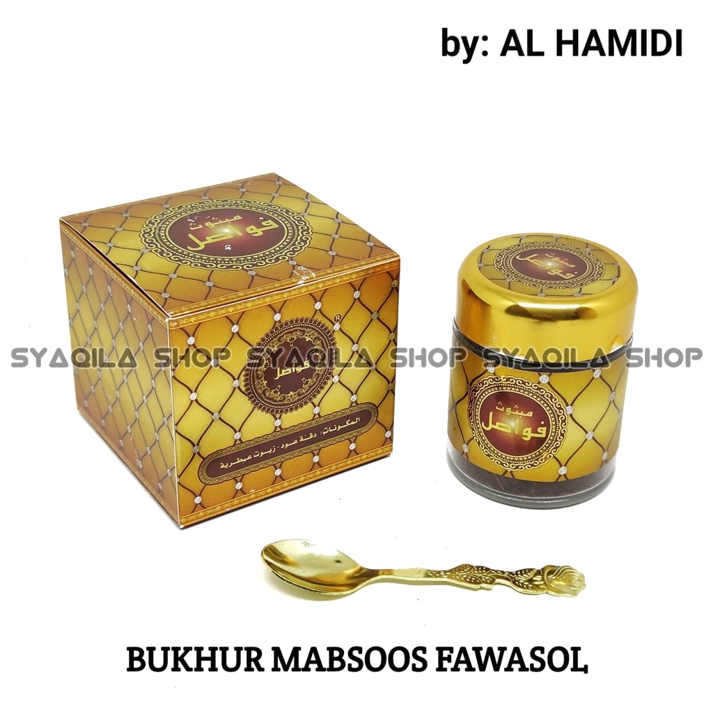 Bukhur Mabsoos Fawasol AL Hamidi Buhur Mabsus Faisal Bakhour Dupa Arab Ori Saudi