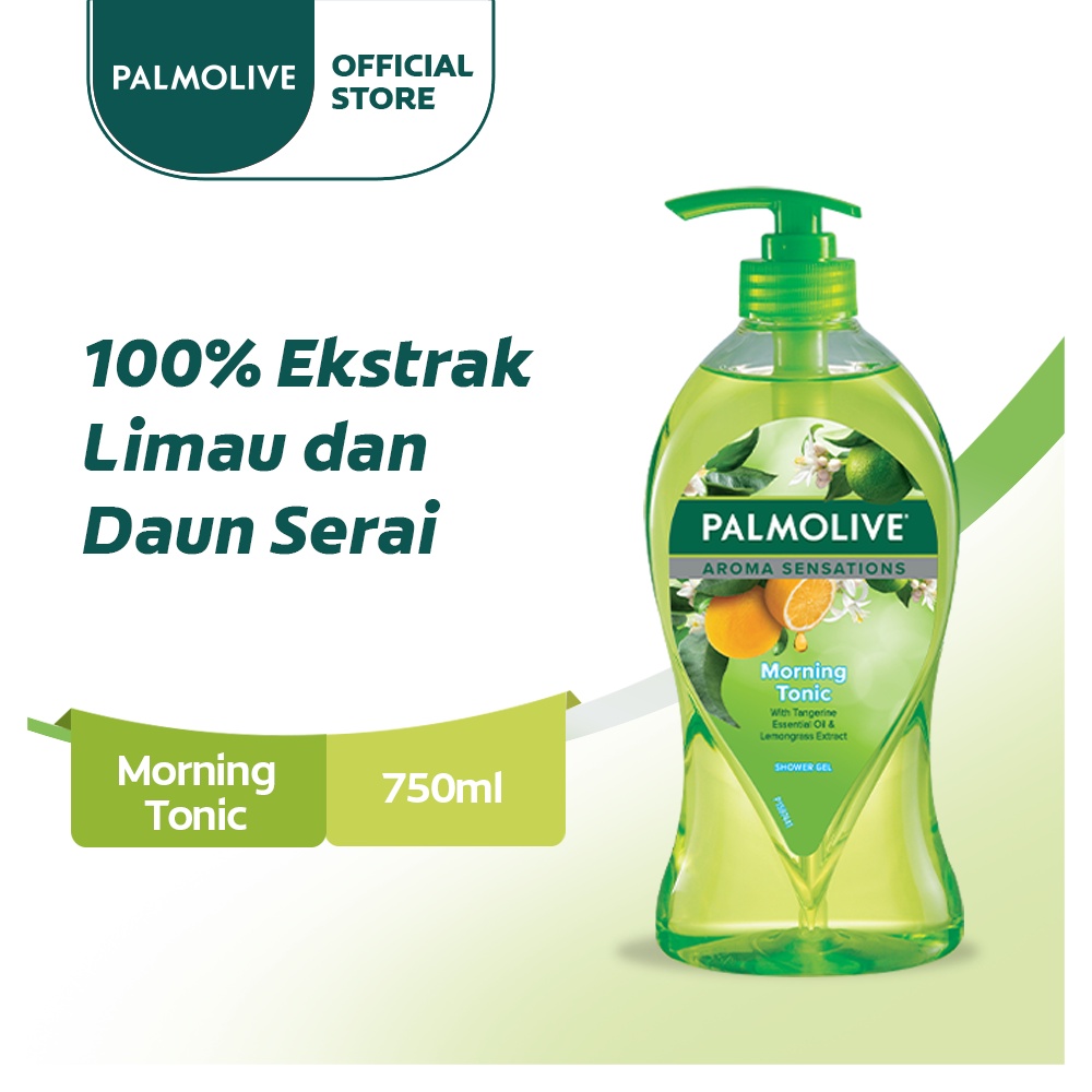 Palmolive Aroma Sensations Shower Gel Morning Tonic 750ml - Sabun Mandi Cair