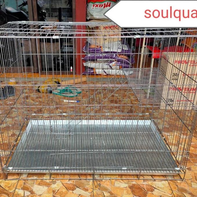 

ORDER-KIRIM kandang besar ukuran 90 cm untuk kucing anjing kelinci dll