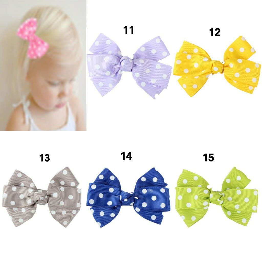 LID8056 - Hairpin Ribbon Baby Import / Pita / Aksesoris rambut bayi perempuan