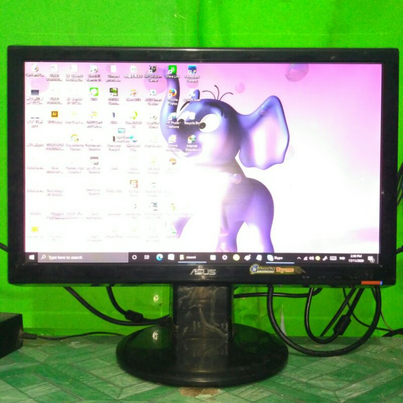 LCD Monitor Komputer ASUS 19inch wide VH197T