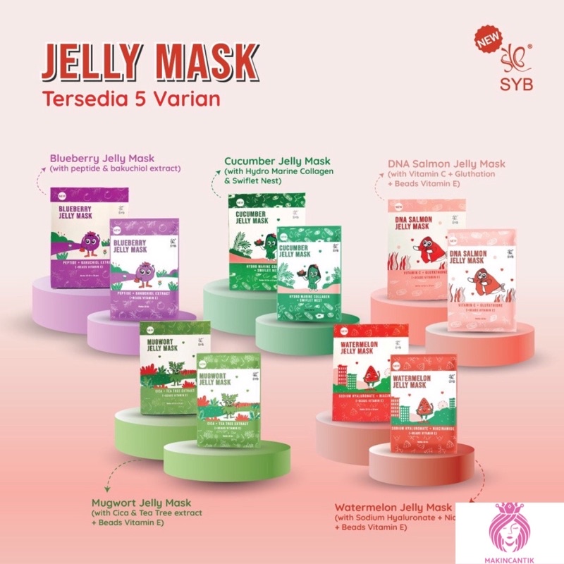 SYB Jelly Mask/ Masker Wajah Jelly