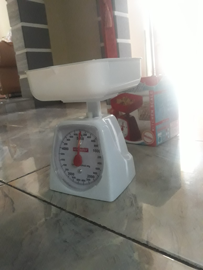 Timbangan Kue Kenmaster 5 Kg Timbangan Kue Dapur 5 Kg Putih