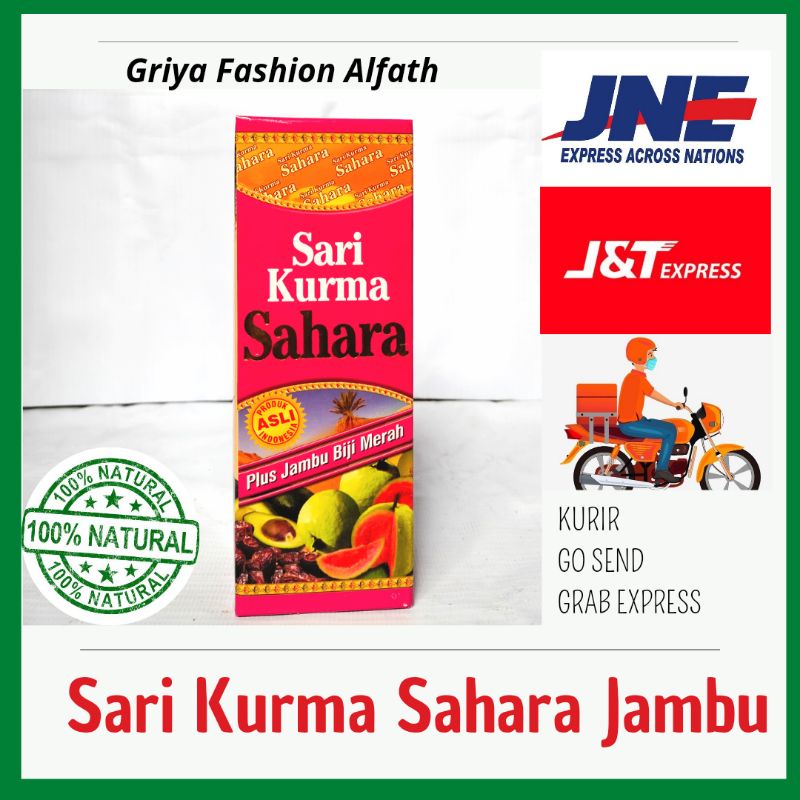 

Sari Kurma Sahara Original dan Jambu Biji Merah 330 gr | Sari Kurma