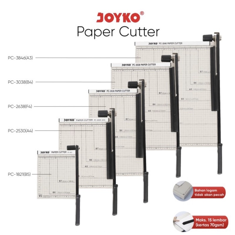 JOYKO - PAPER CUTTER FOLIO F4 / PEMOTONG KERTAS