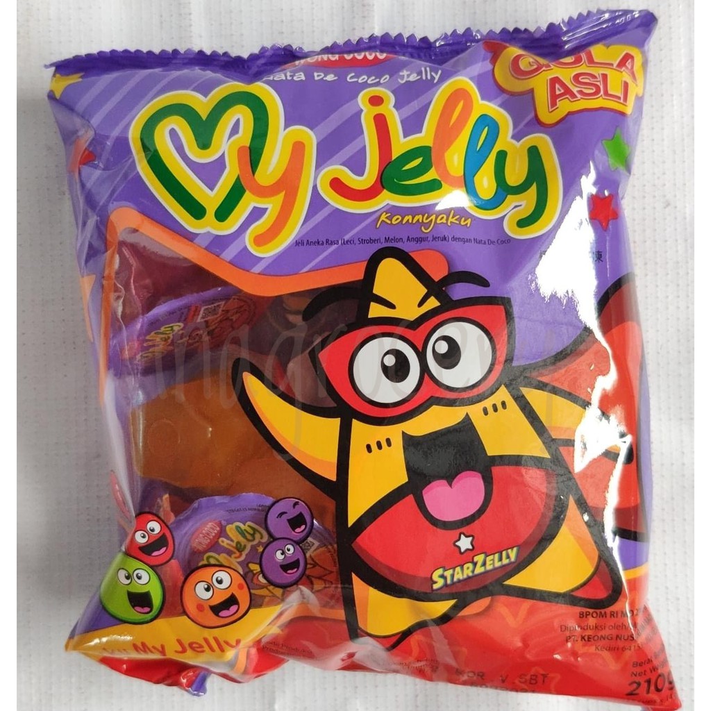 

WONG COCO MY JELLY 210gr 15cups