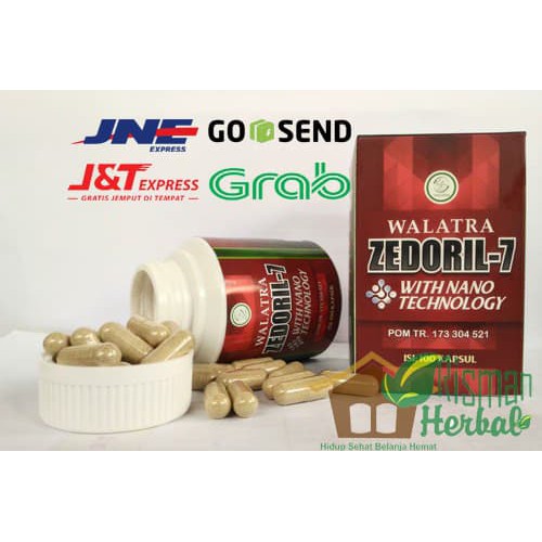Walatra Zedoril 7 Herbal 100 ORIGINAL asli