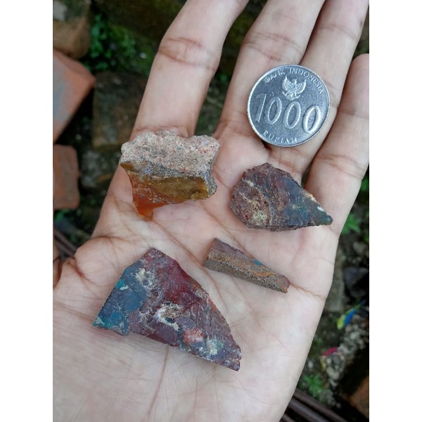 ✅ Paket Bacan Coklat - krecekan ( Batu Akik Natural asli Ternate - bukan obi bio solar idocrase lumu