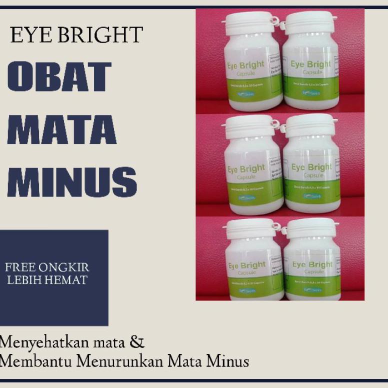 JNT COD]]  FREE ONGKIR-LEBIH HEMAT Obat Mata Minus EYE BRIGHT Grade A - Mata Minus Tinggi -