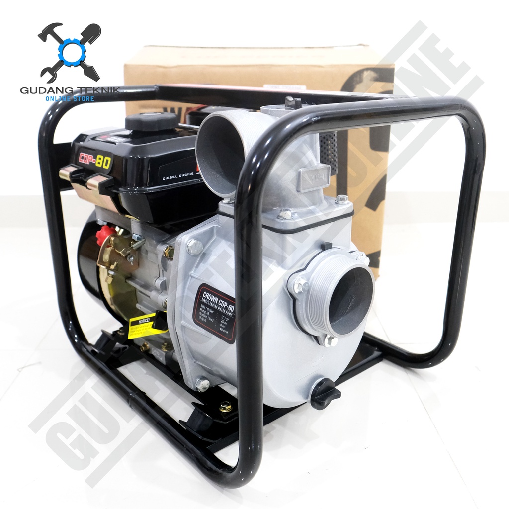 Water Pump 3&quot; CROWN CDP80 SOLAR DIESEL / Mesin Waterpump Alkon Pompa Air Irigasi Sawah 3 Inch CDP 80 CROWN CDP-80