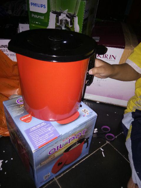 Saringan Penyaring Tempat Minyak Goreng Dapur Kitchen Oil Pot 1,5 Liter L Oilpot Maslon Maspion