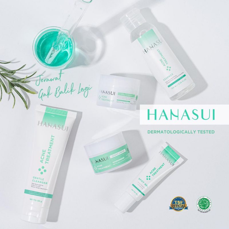 HANASUI PAKET ACNE TREATMENT BPOM ORIGINAL