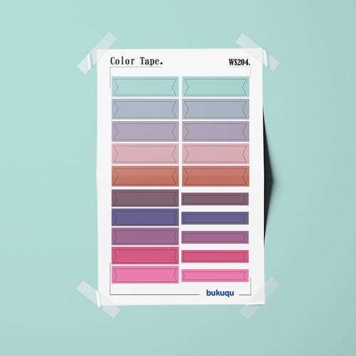 

Bukuqu Stiker Color Tape untuk Notebook, Planner