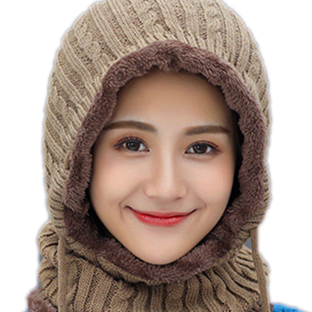 Topi syal masker musim dinginWinter hijab hat scarf