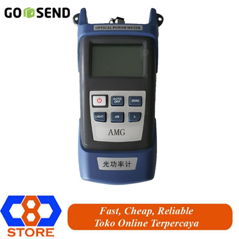 OPM OPTICAL POWER METER ALAT UKUR FO TESTER AMG BIRU DXP-70D